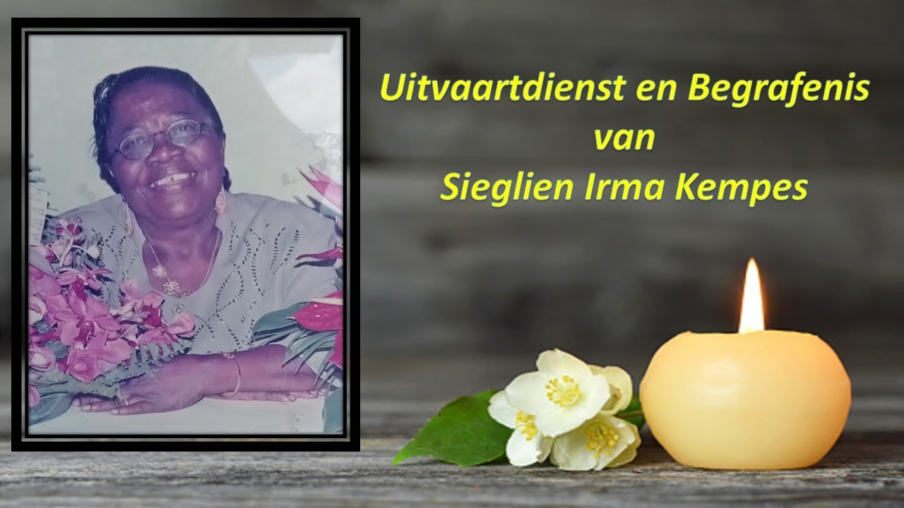 LIVESTREAMING. Uitvaartdienst  van Sieglien Irma Kempes, weduwe van Frans Albert Heikerk