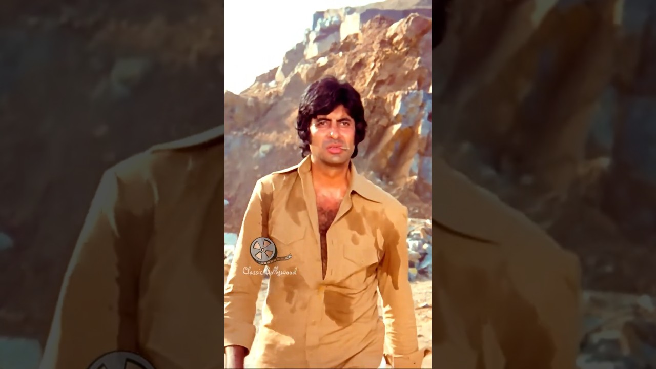 Retro Charm Reloaded: Dashing Amitabh from the Golden Era!