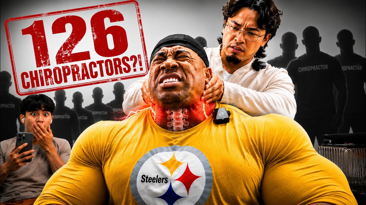 *126 CHIROPRACTORS* FAILED TO CRACK HIM! 😱 | STIFFEST NECK | Chiropractic Pain Relief | Dr Tubio