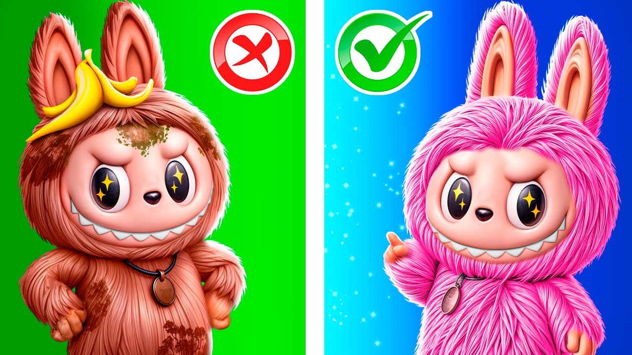 LABUBU Extreme Makeover: How to Become a Cute Labubu Doll?