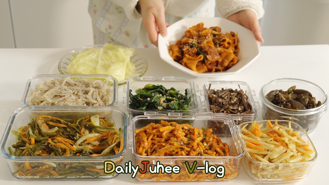 작은손 주부의 반찬 8가지 만들고 현관 셀프인테리어 하는 일상/🏠집밥vlog