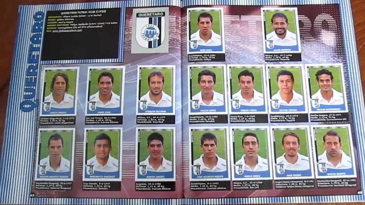 100% Complete Apertura 2010 Mexican League Sticker Album Panini