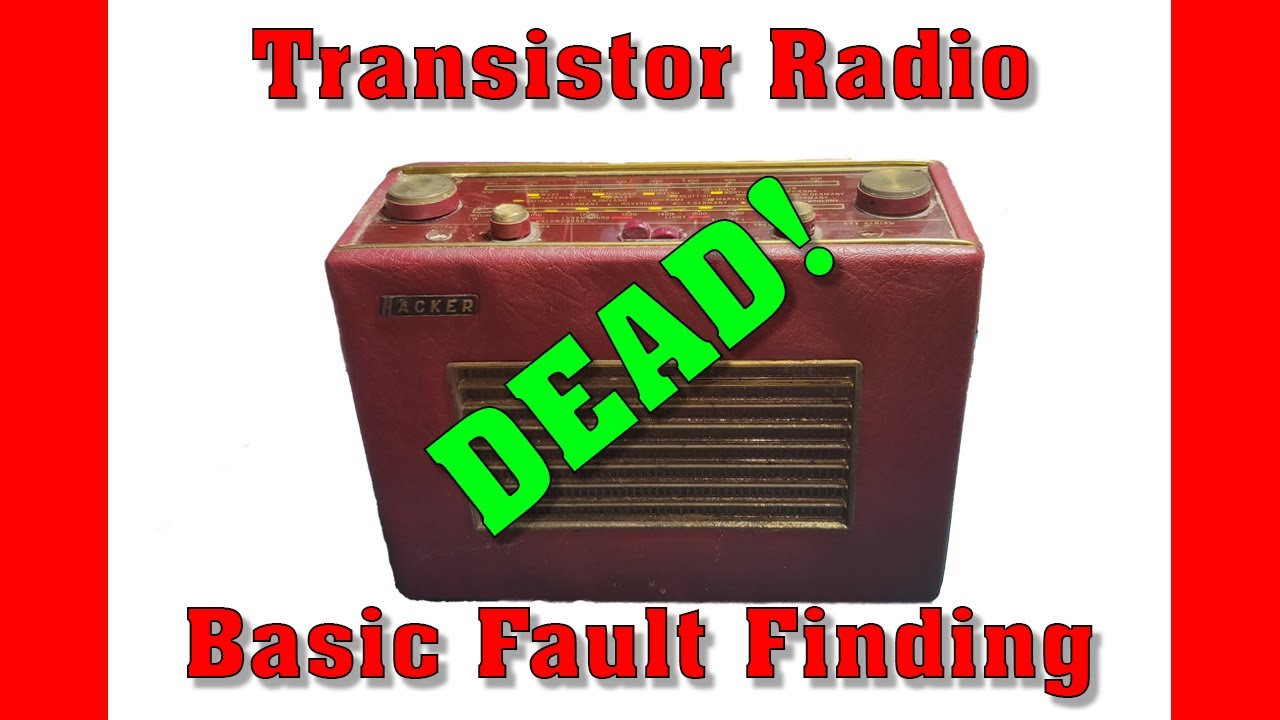 Transistor Radio Repair: Logical Fault Finding