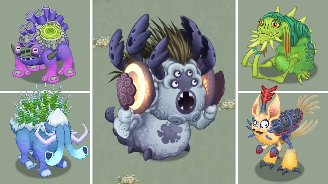 Faerie Island - All New Monsters with EGGS, Rares, Epics | My singing Monsters
