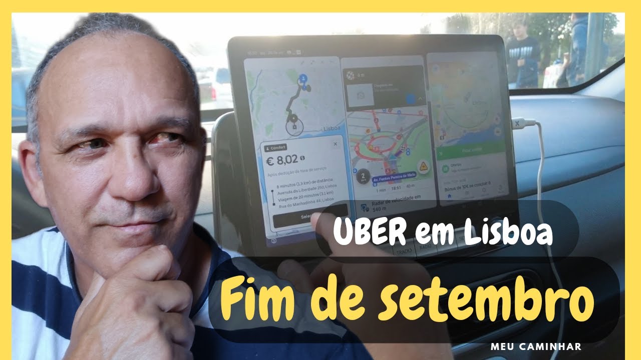 FATURAMENTO UBER EM LISBOA : INCRIVEL FINAL DE MÊS.