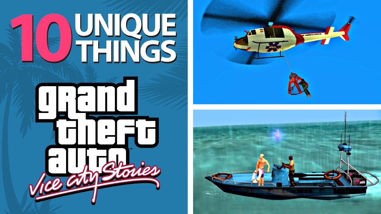 10 UNIQUE FEATURES You’ll Only Find in GTA Vice City Stories!