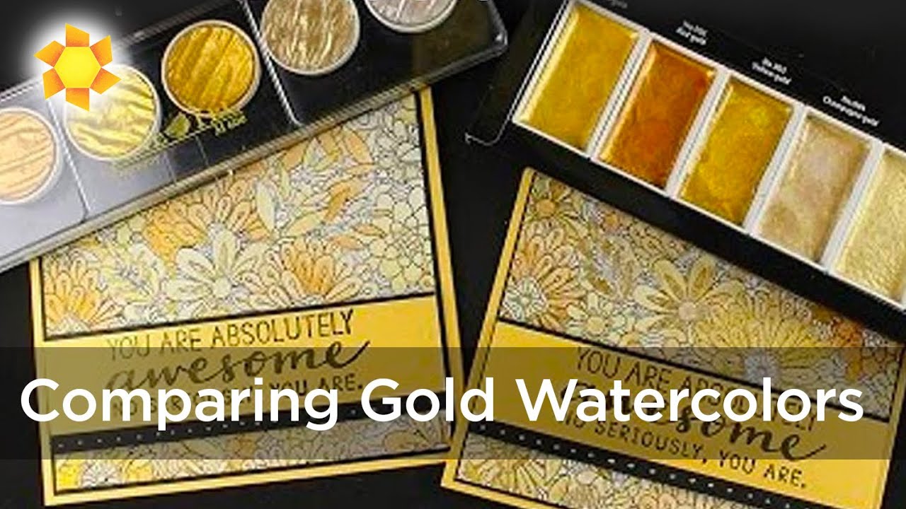 Comparing Gold Watercolors