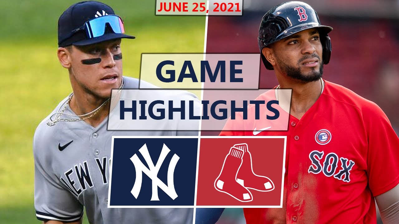 New York Yankees vs. Boston Red Sox Highlights | June 25, 2021 (German vs. Pérez)