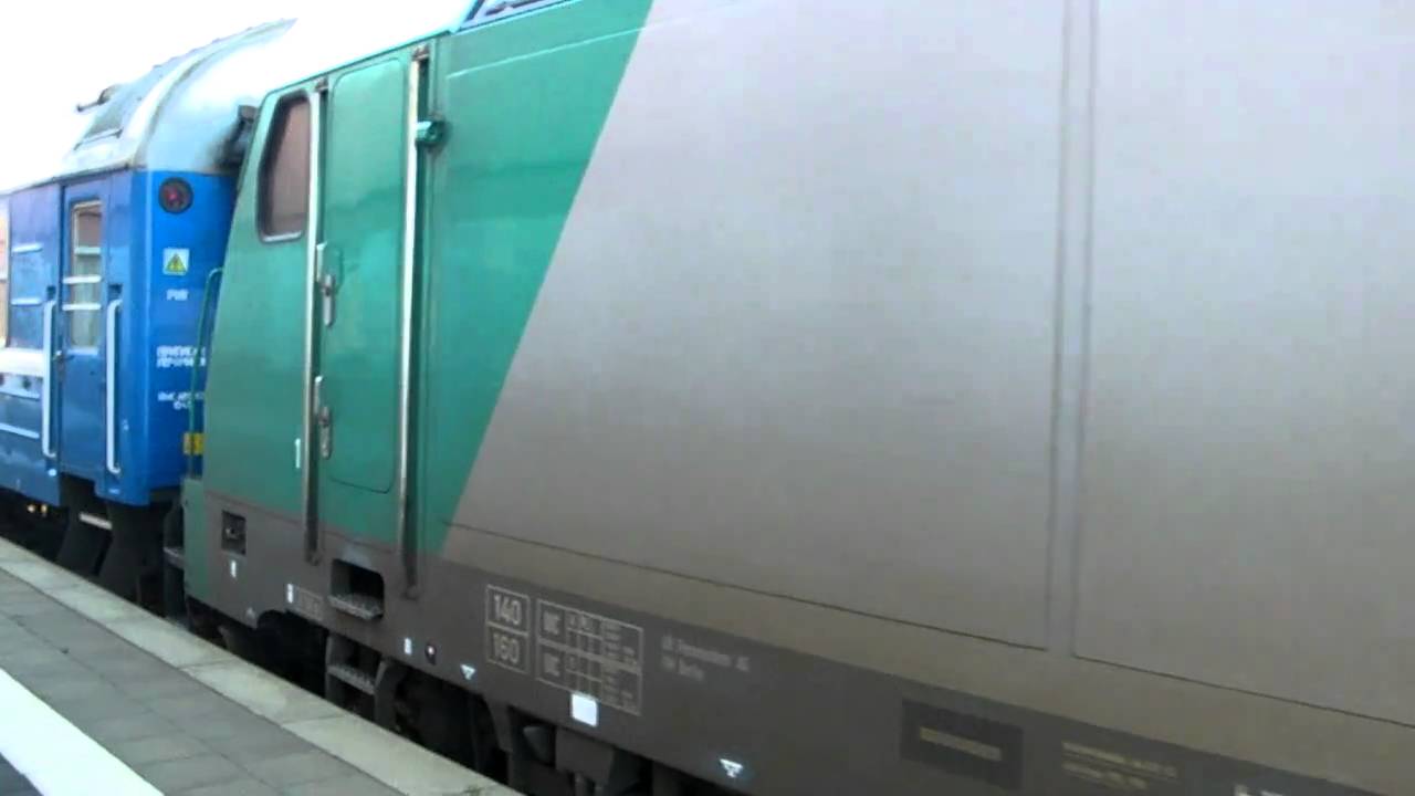 Wyjazd EU43 z Moskwa Express z Frankfurtu nad Odrą
