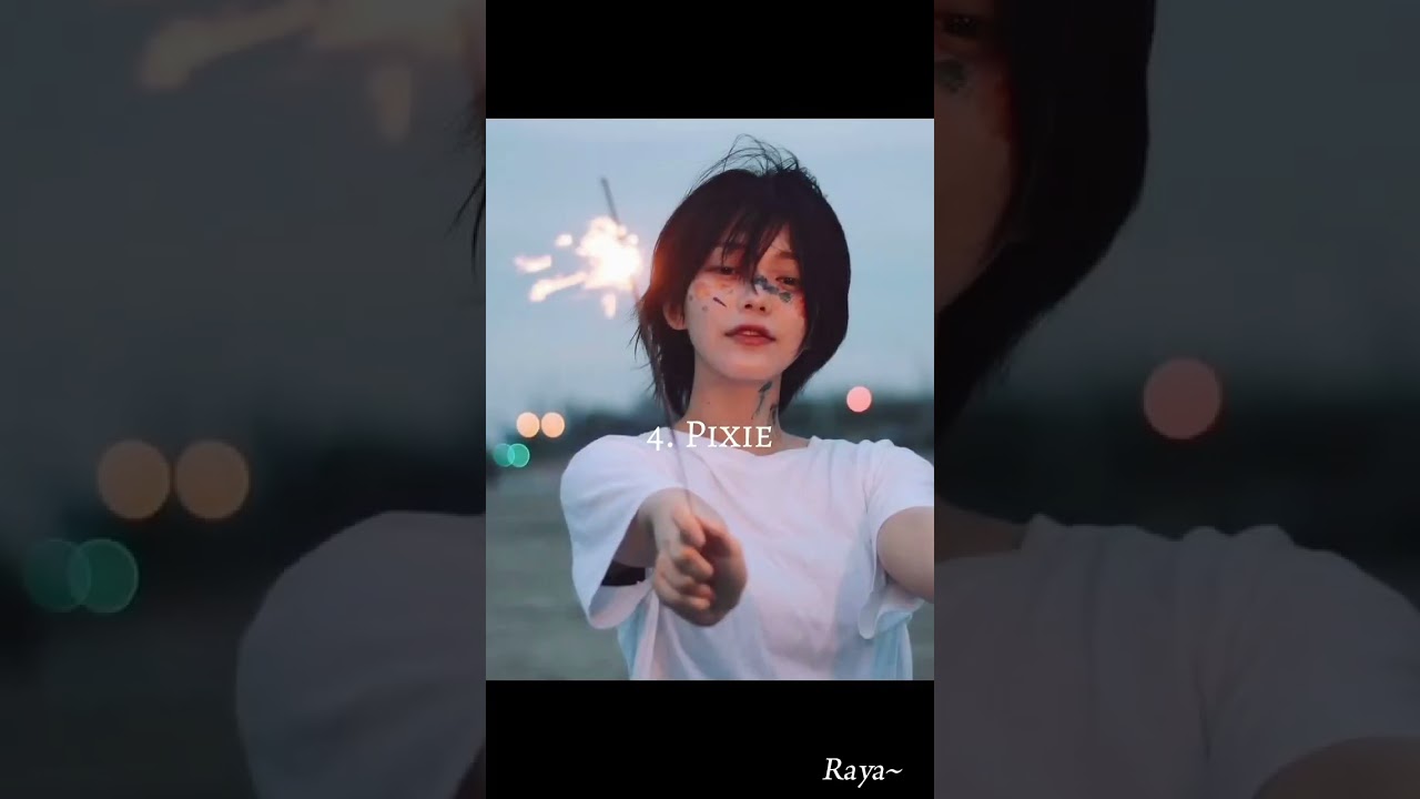 9 types of tomboy haircuts🖤✨ #tomboy #hairstyle #haircut #tiktok #viral #anime #wolfcut #like #fyp