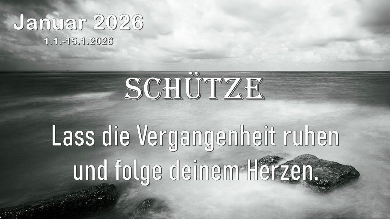 Lass die Vergangenheit ruhen und folge deinem Herzen. | SCHÜTZE ♐︎ Januar