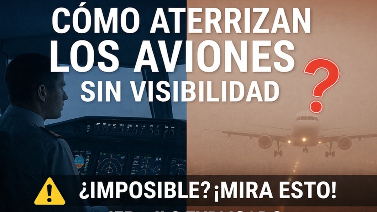 Cómo aterrizan los aviones sin visibilidad | IFR e ILS explicado