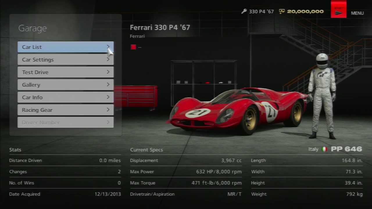 Gran Turismo 6 - Mercedes 20Mill Glitch
