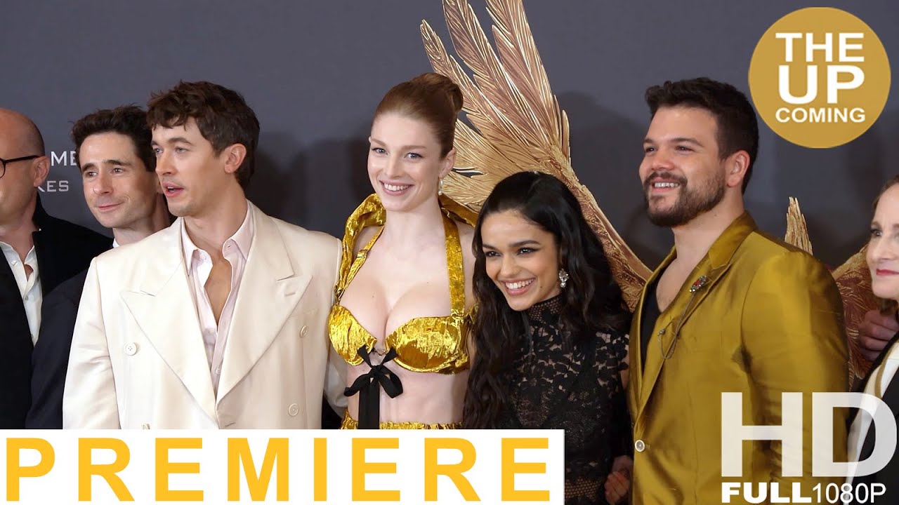 The Hunger Games The Ballad of Songbirds & Snakes premiere red carpet arrivals: Rachel Zegler, Blyth