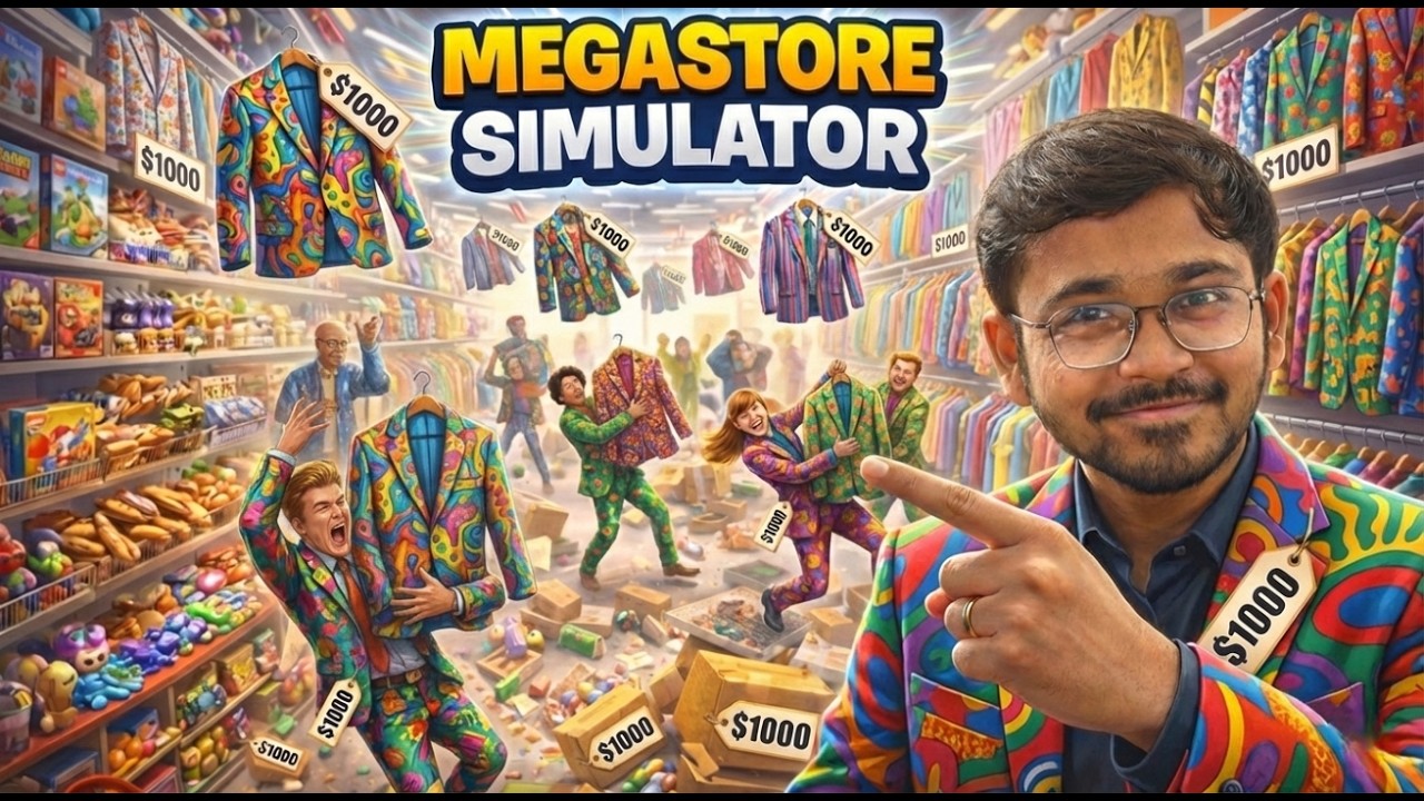 From Basic Shirts to VIP FASHION! 🤑 Megastore Simulator (Day 6)