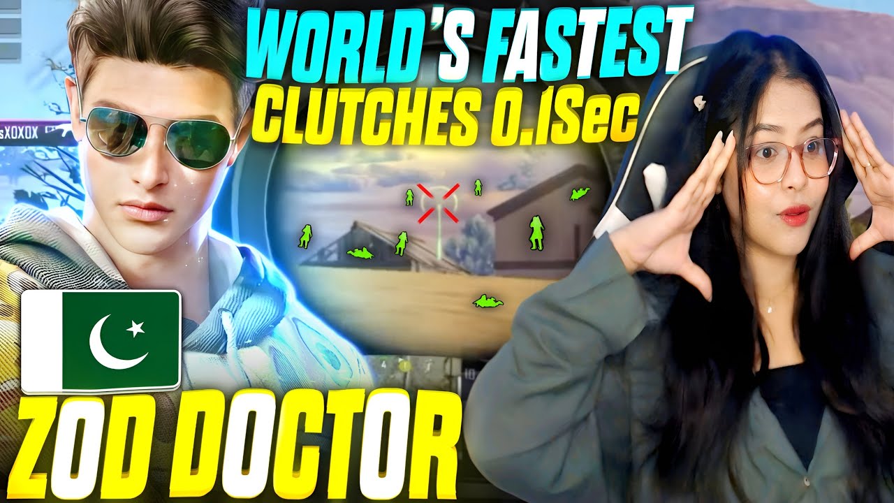 INSANE REFLEX PLAYER OF PUBG MOBILE @zoddoctorofficial DEFINITELY HAS THE BEST SKILL | REACTION