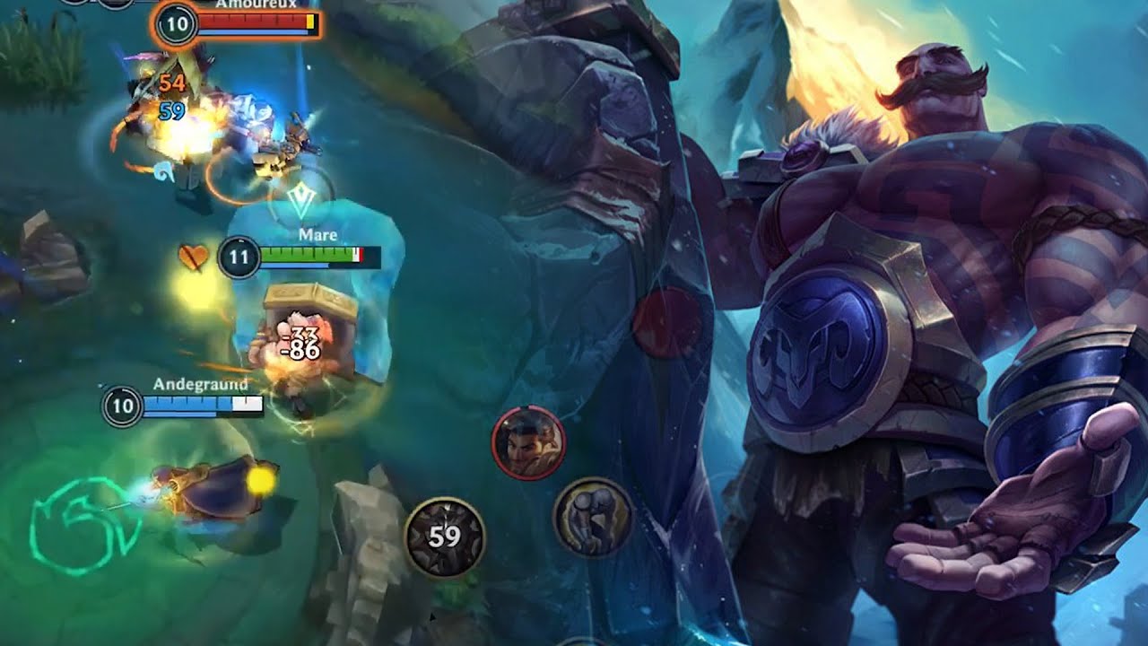 COMEBACK with BRAUM | BUILD, RUNES and GAMEPLAY - WILD RIFT