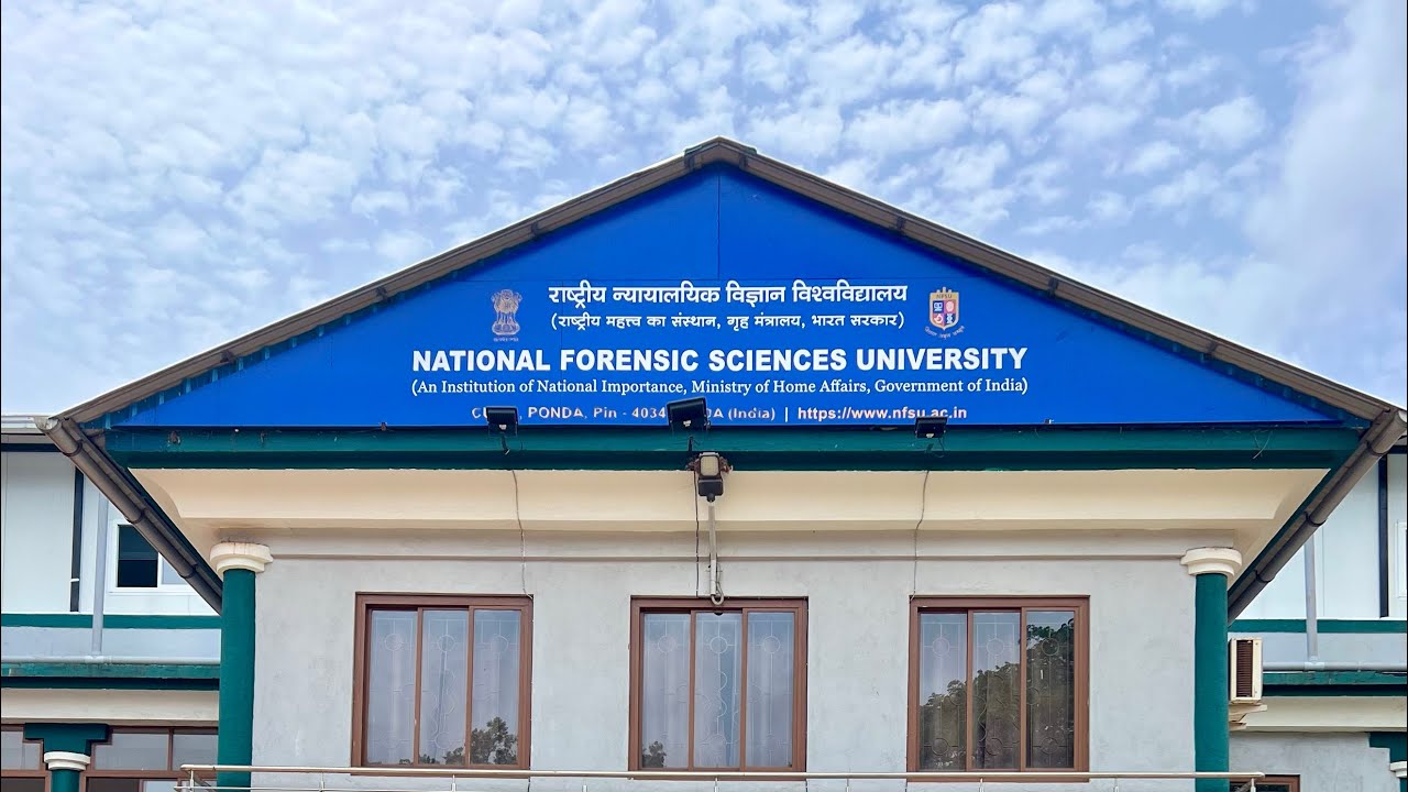 First Entry in our campus 🤩 #nfsu #nfsugoa #goa #youtubeshorts #youtube #vlog