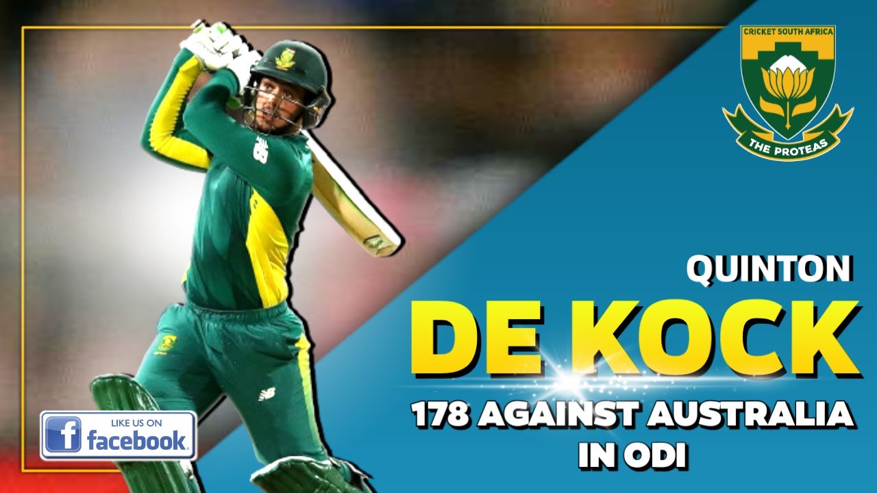 Quinton de Kock 178 against Australia in ODI | Innings Highlights | CSAtheProteas