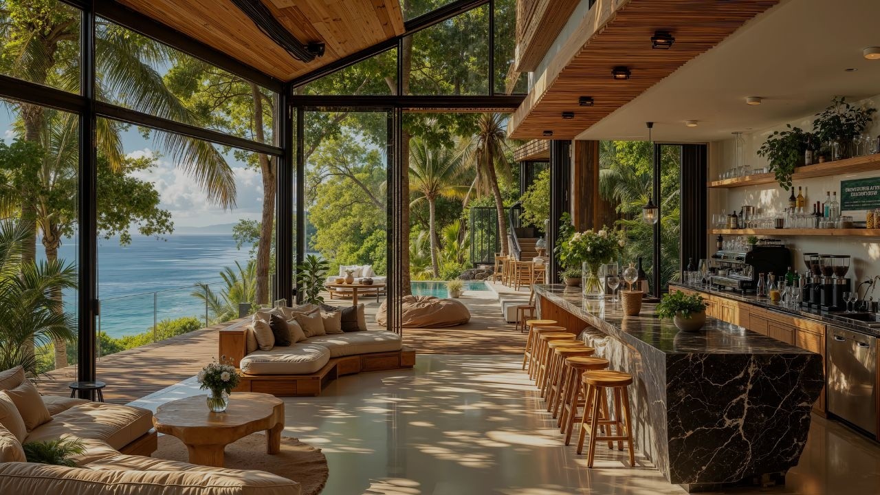 Jazz Therapy in Seaside Morning Solitude - Quiet Moments In Smooth Jazz & Biophilic Luxury Ambience