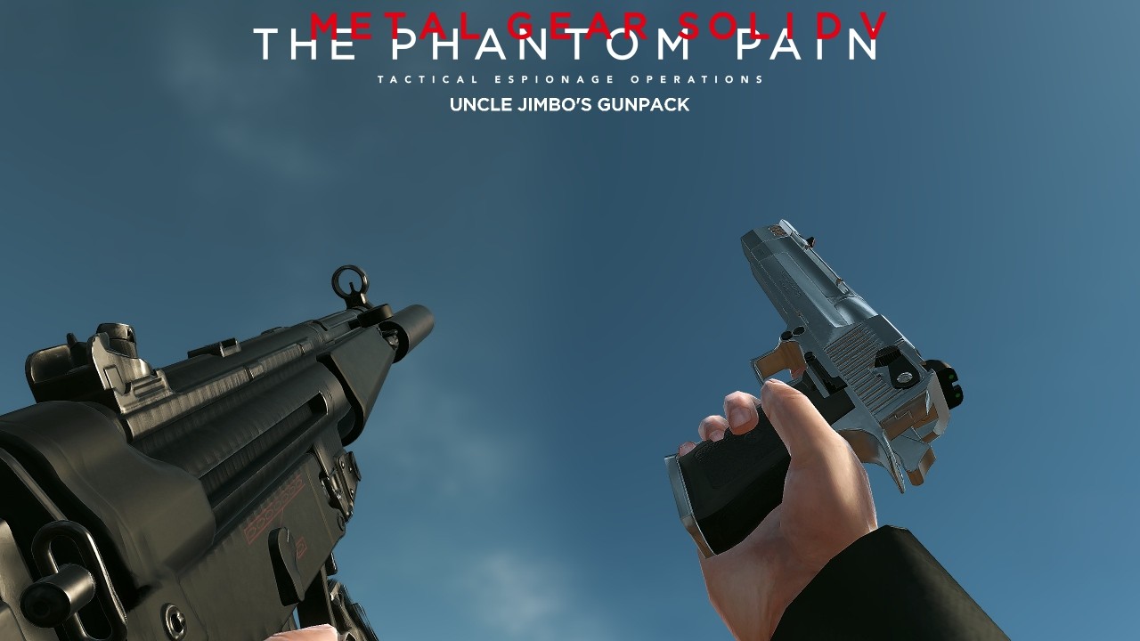 Metal Gear Solid V: The Phantom Pain Uncle Jimbo's Gunpack Mod - All Weapons Showcase