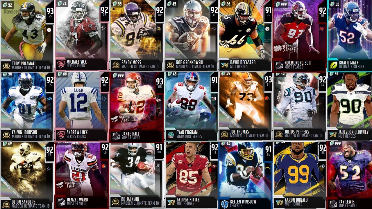 RANKING THE TOP 5 CARDS AT EACH POSITION IN MADDEN 20 ULTIMATE TEAM