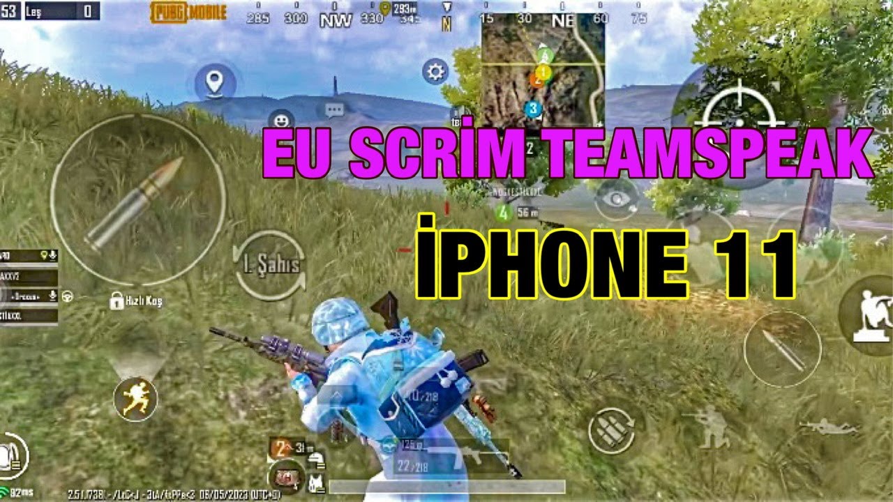 EU SCRİM TEAMSPEAK PUBG MOBİLE (İPHONE 11)