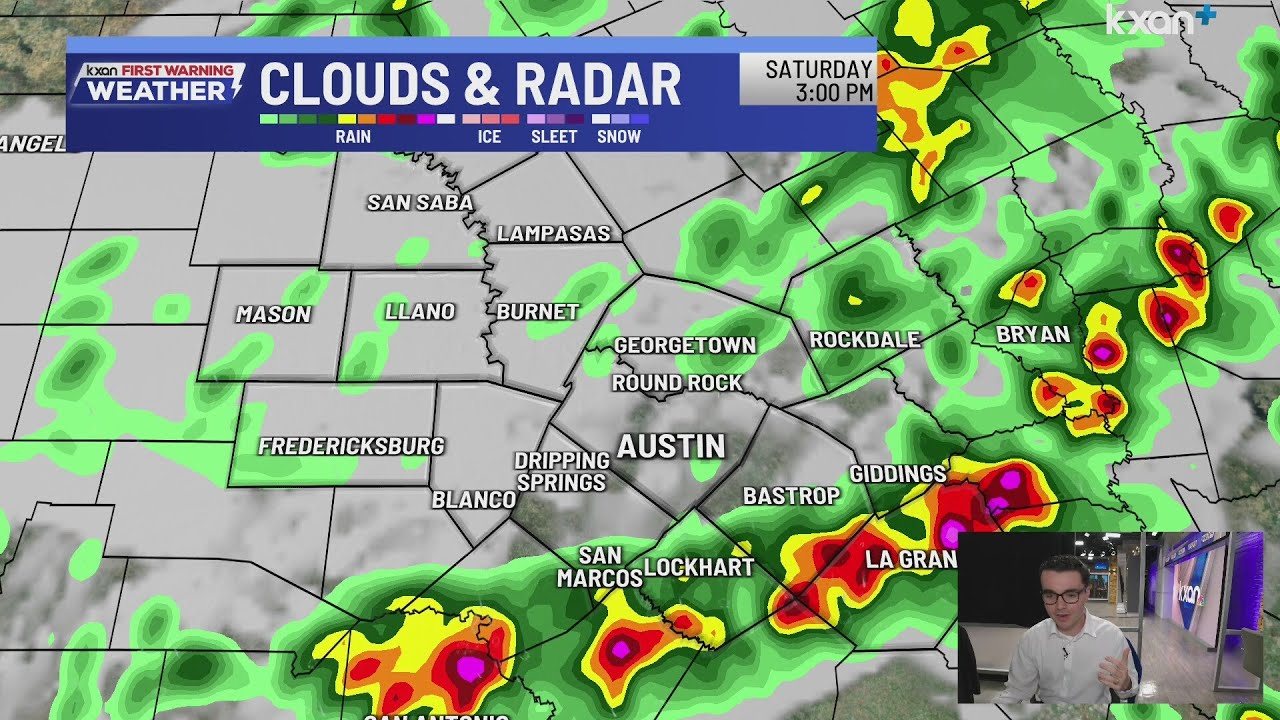 Tracking showers and storms, severe risk returns Tuesday into Wednesday | KXAN Weather Forecast (Mar