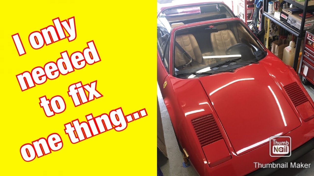 LED conversion, Fuel pump & Coolant tank replacement on the Ferrari 308