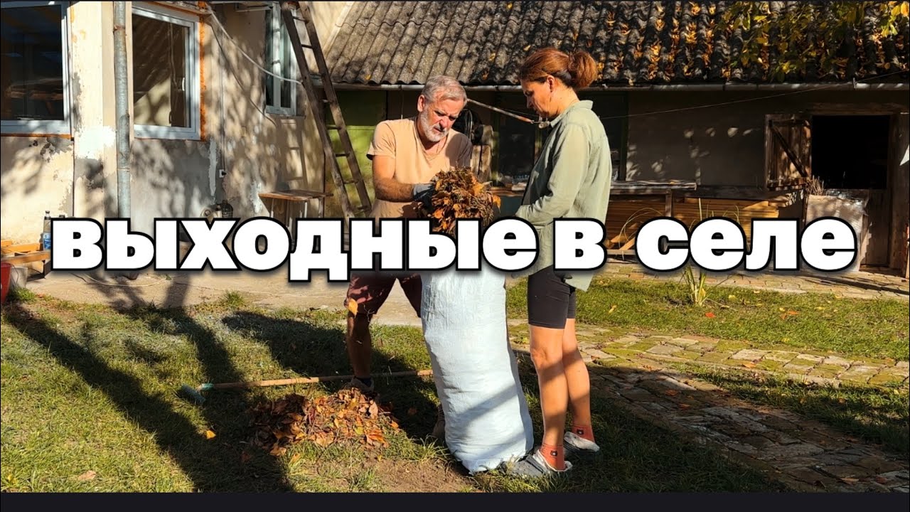 Выходные: устанавливаем унитаз , едем на озеро и наводим порядок во дворе #домвсербии #ремонтвдоме 