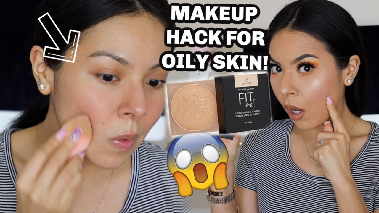 TESTING OUT THE VIRAL POWDER BEFORE FOUNDATION HACK! 👀(SHOOK)