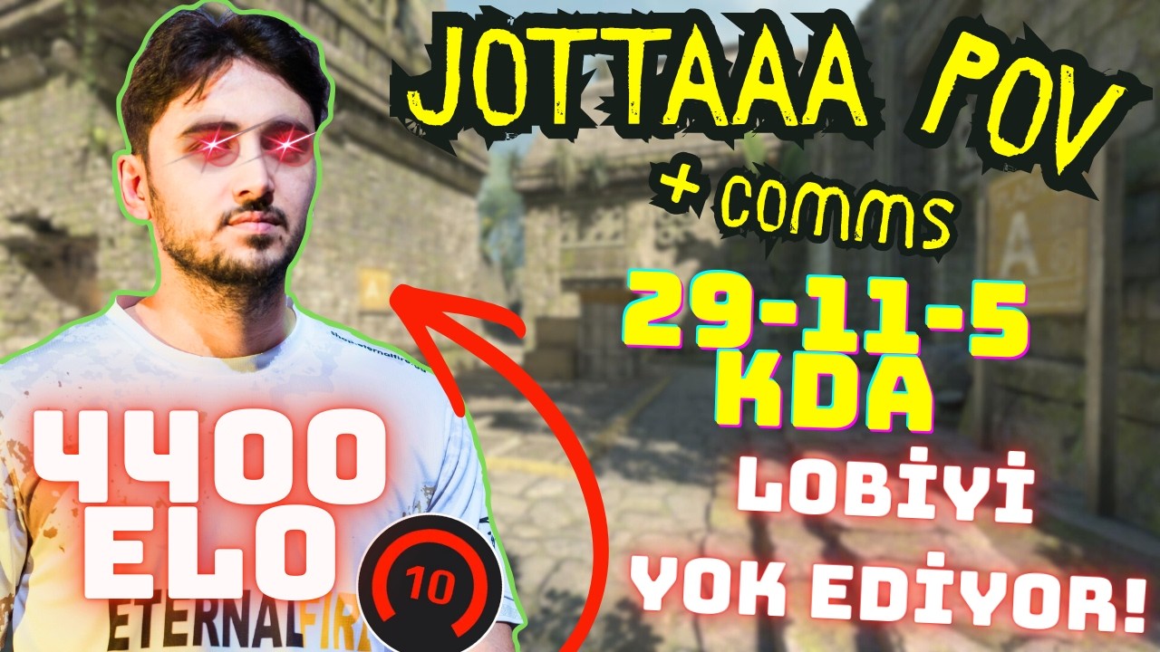 jottAAA CS2 POV - Ancient | 29-11-5 KDA | FACEIT 4400 ELO