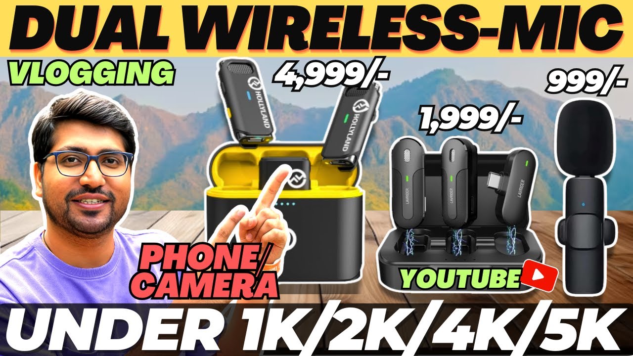 LATEST⚡Best Wireless Mic under 3000⚡Best Wireless Mic under 1000⚡Best Wireless Mic For Vlogging