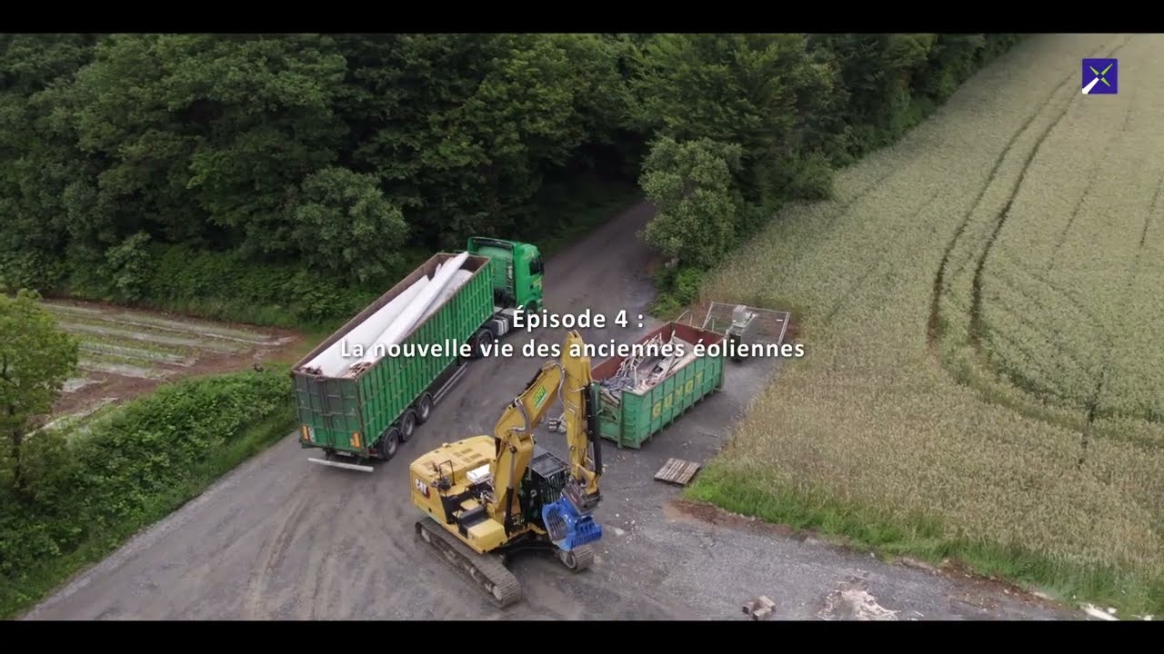 Épisode 4 : Renouvellement du parc éolien de Trébry - Du démantèlement au recyclage des éoliennes