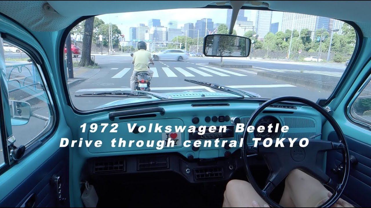 1972 Volkswagen Beetle Drive through central TOKYO 001