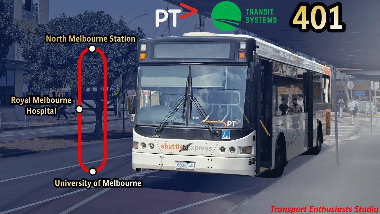 [Non-Timelapsed] Transit Systems Victoria #16@401 Melbourne University Loop