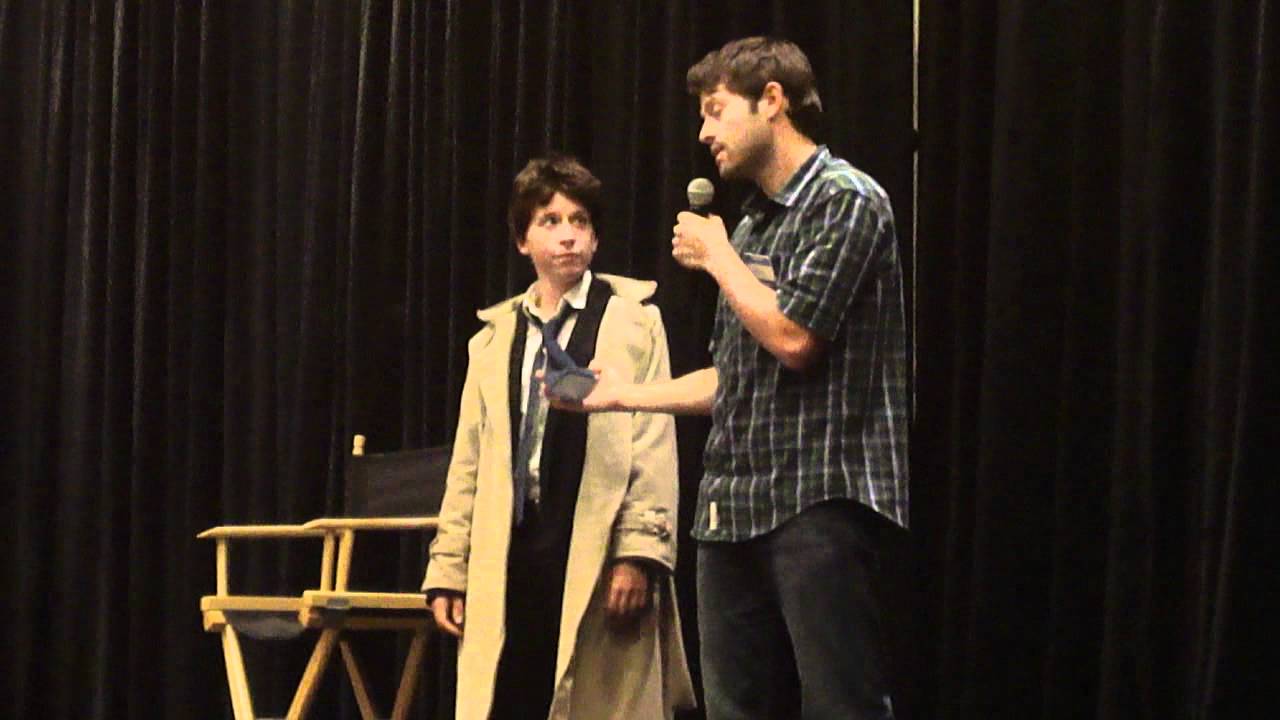 Misha meets Castiel...again