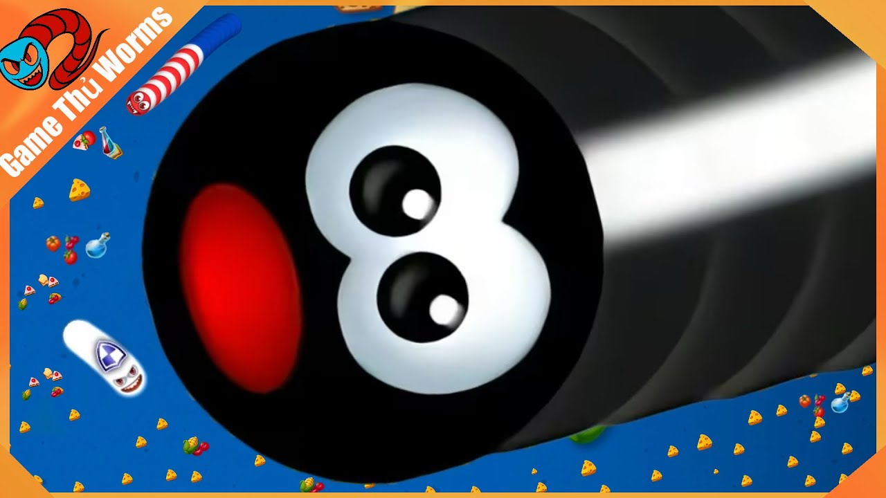 🐍Wormszone.io 🔥#40💥Bữa tiệc bánh ngọt vs trái cây👹Top 1 trên bản đồ 💯