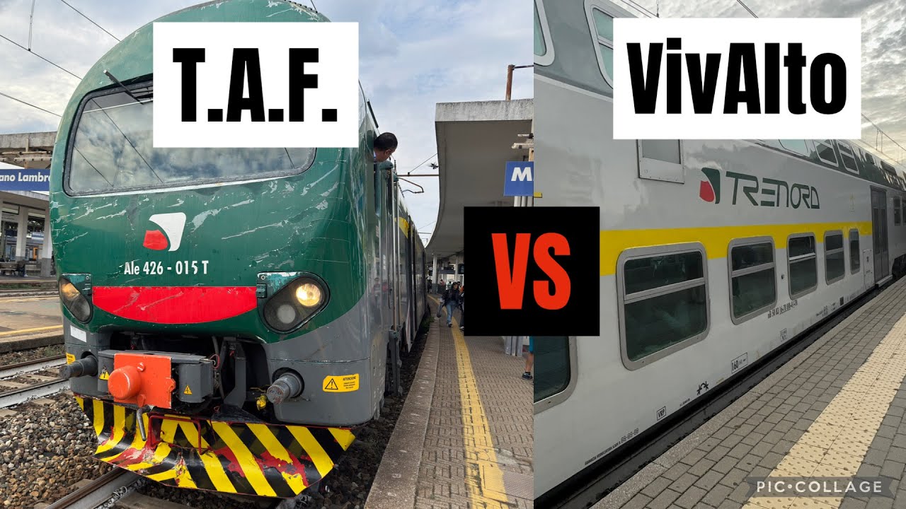 IL CONFRONTO IN TRENORD - VIVALTO VS TAF EX TRENITALIA IN 1A CLASSE. VIAGGIO A BORDO.