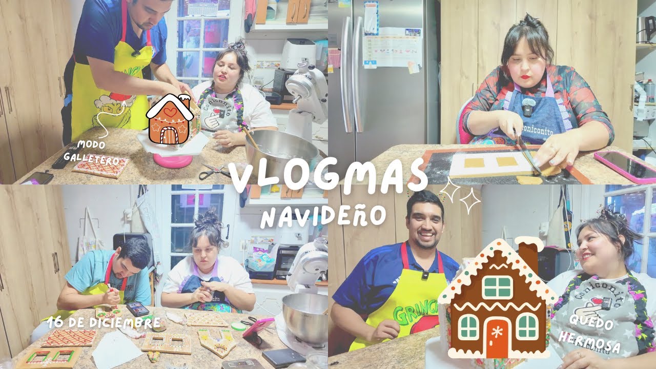 VLOGMAS #16 | Hacemos nuestra primera casita de jengibre 🎅🏼