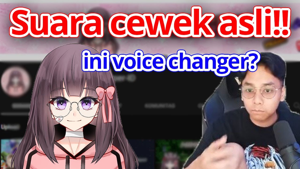 Vtuber ini pakai voice changer dan bang Upi kaget