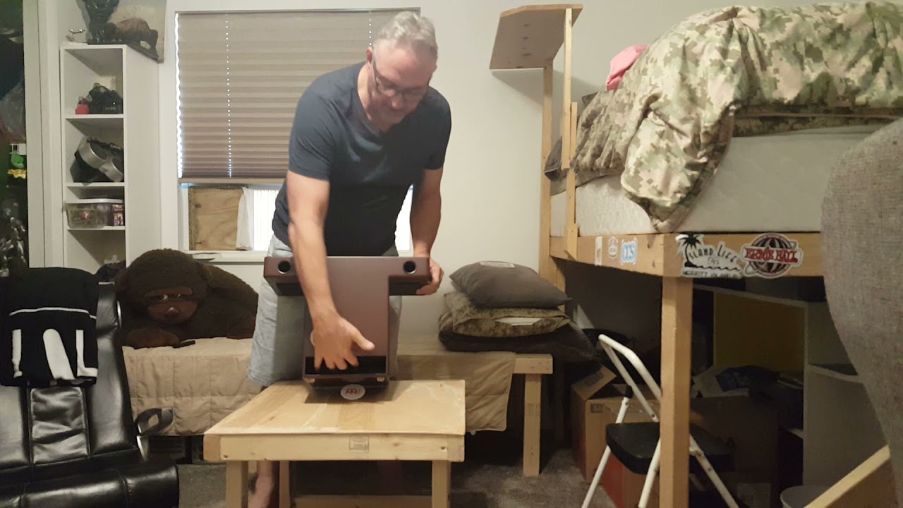 Meinl Turbo Slaptop Cajon Unboxing and Demo