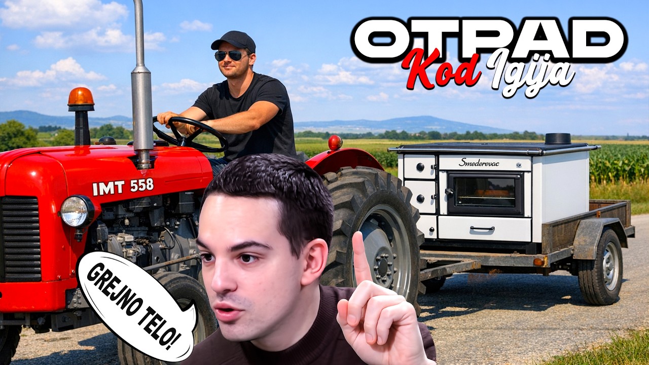 IMT-om DOVLAČIM ŠPORET SMEDEREVAC MIHAJLU MADIĆU! *Otpad na selu* EP19