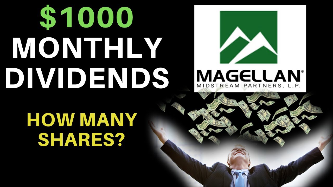How Many Shares Of Stock To Make $1000 A Month? | Magellan Midstream Partners (MMP)