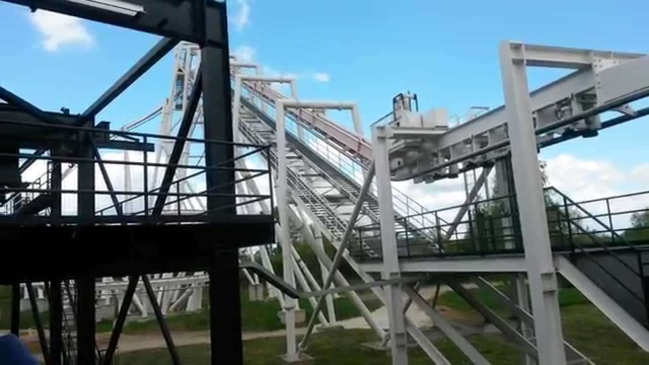 THE MONSTER coaster: Walygator parc le 18 avril 2014 (sans stabilisateur)