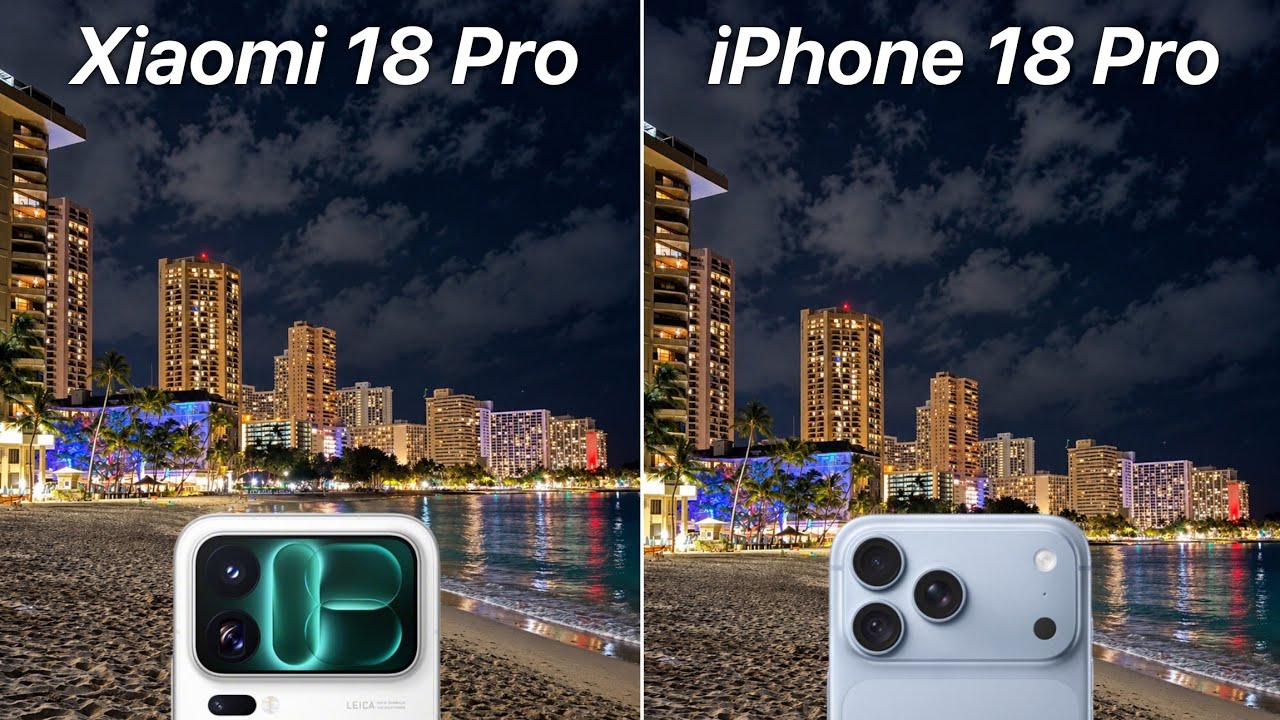 Сравнение камер Xiaomi 18 Pro и iPhone 18 Pro