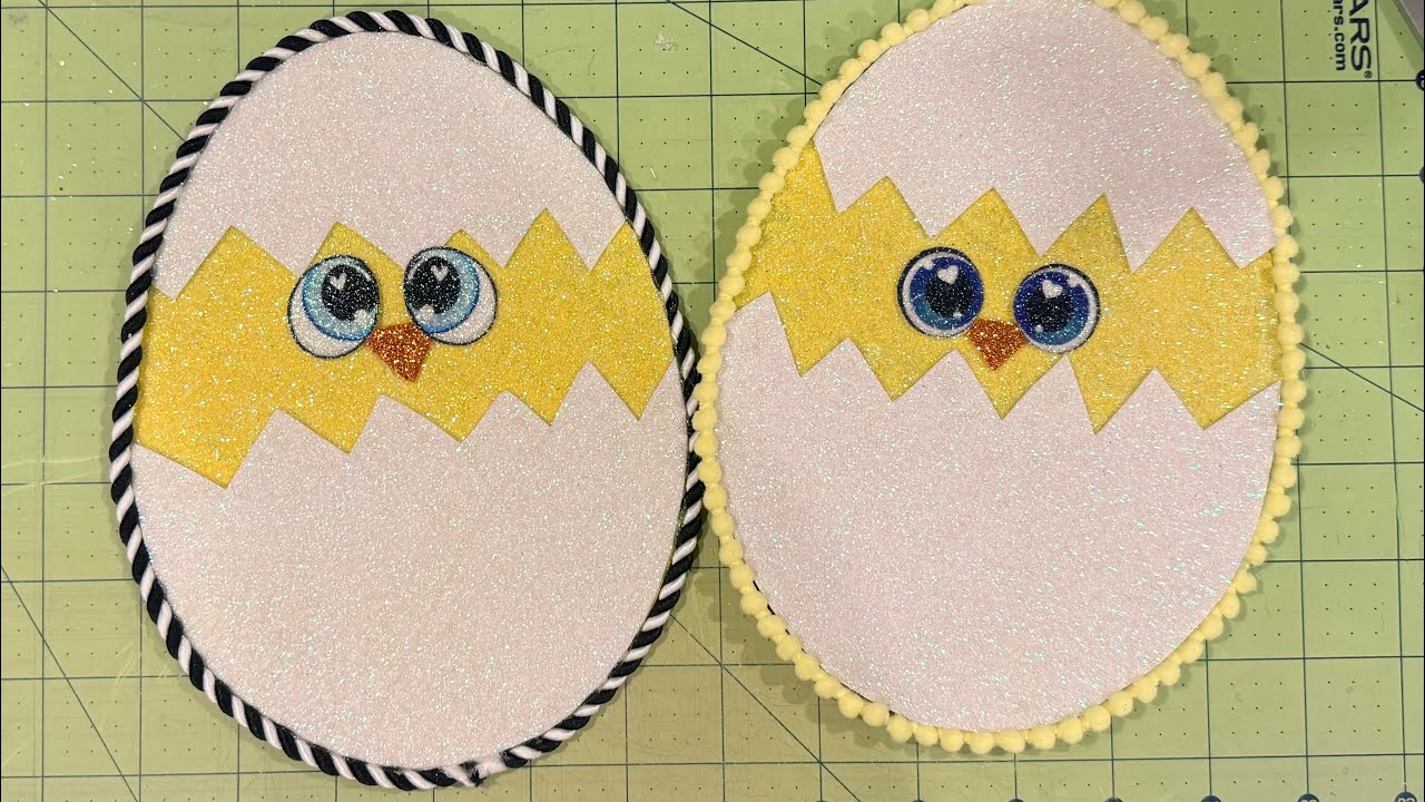 Let’s make a chick in an egg! Find items used in the description. 