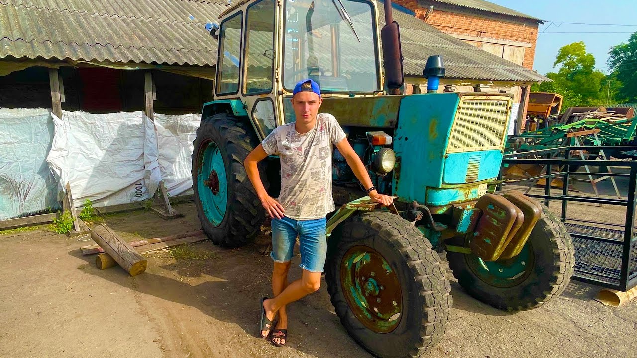 Дійшли руки до ЮМЗ💪новий молодий-НЕ ПЮЩИЙ тракторист