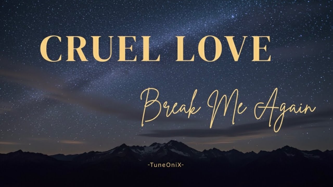 CRUEL LOVE &ndash; Dark Pop Heartbreak Song | Official Music | TuneOniX 