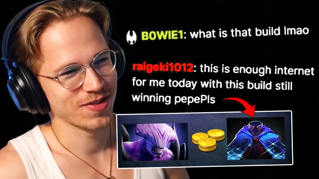 How Topson really plays FACELESS VOID MID in a HIGH MMR game...